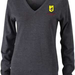Damen V-Neck Pullover